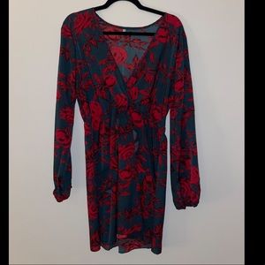 Long Sleeve Floral Dress